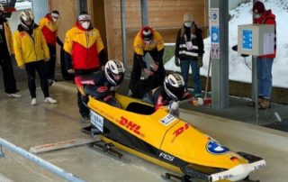 Rang fünf für Bobteam Illmann in Österreich