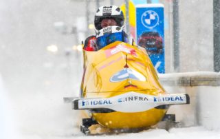 Klare Halbzeitführung für Bobteam Friedrich