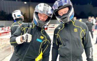 Doppelsieg auf der Olympiabahn in China