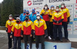 Bobteam Oelsner auch im großen Schlitten spitze