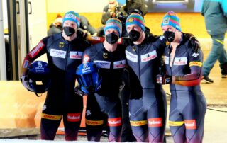 Packende Duelle und Siege für das Bobteam Friedrich beim Altenberger Weltcup